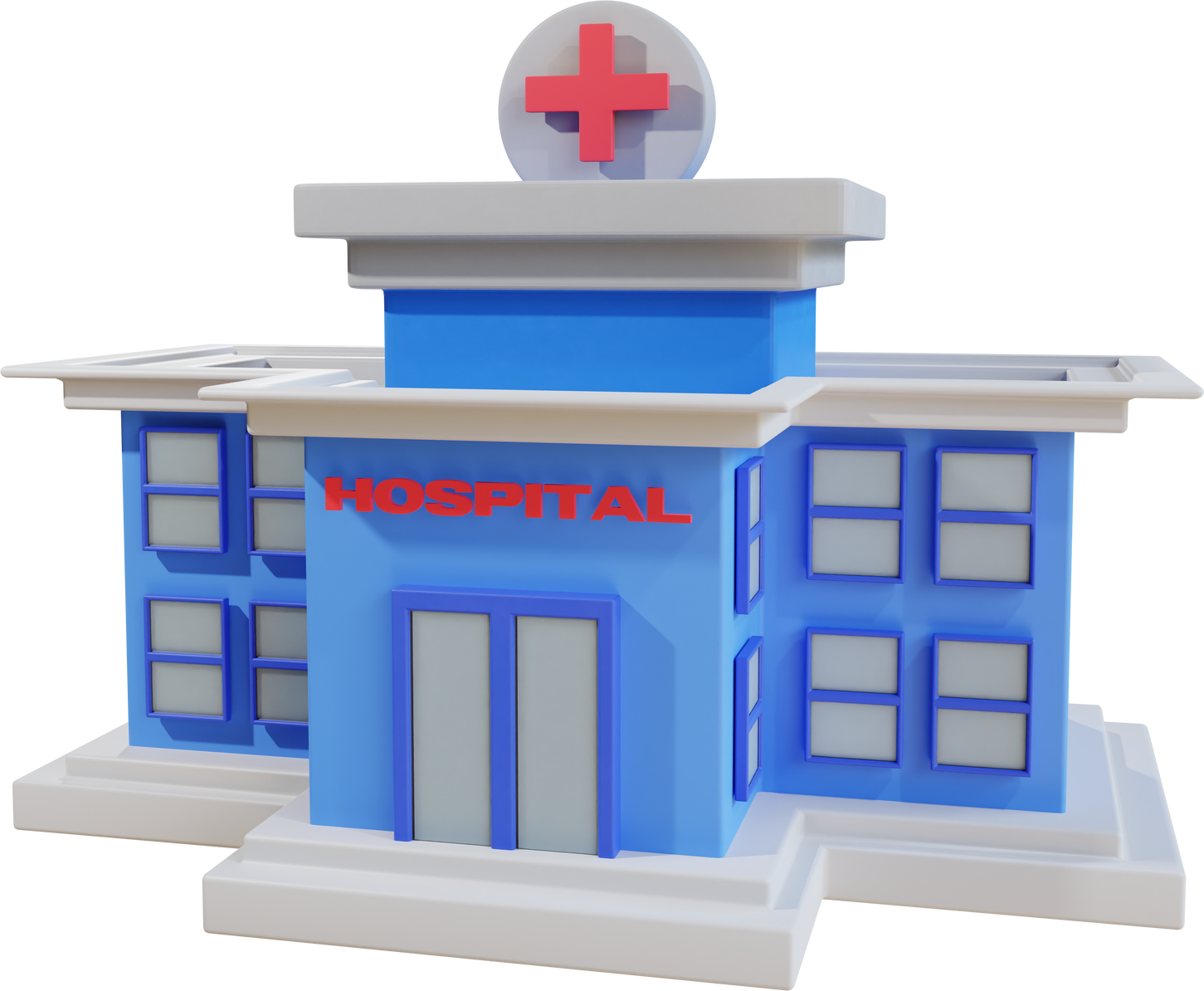 3D Hospital Illustration